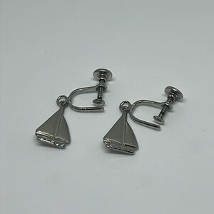 Vintage Sailboat Earrings